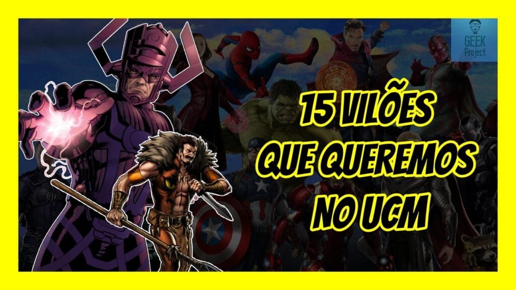 15 VILÕES QUE QUEREMOS - E PRECISAMOS - VER NOS FILMES DA MARVEL