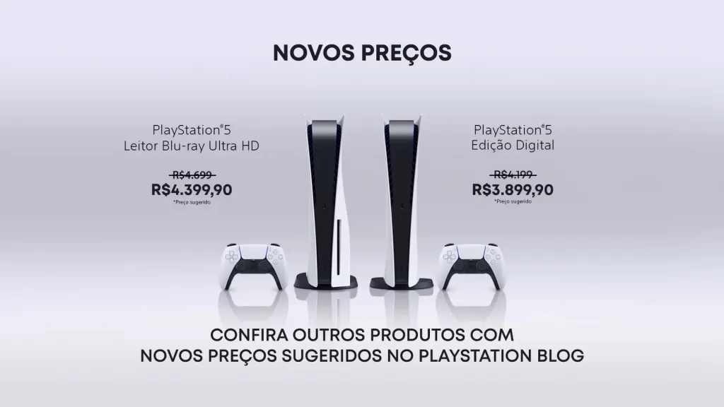 PlayStation 5 (PS5)  Console fica mais barato no Brasil - Geek Project