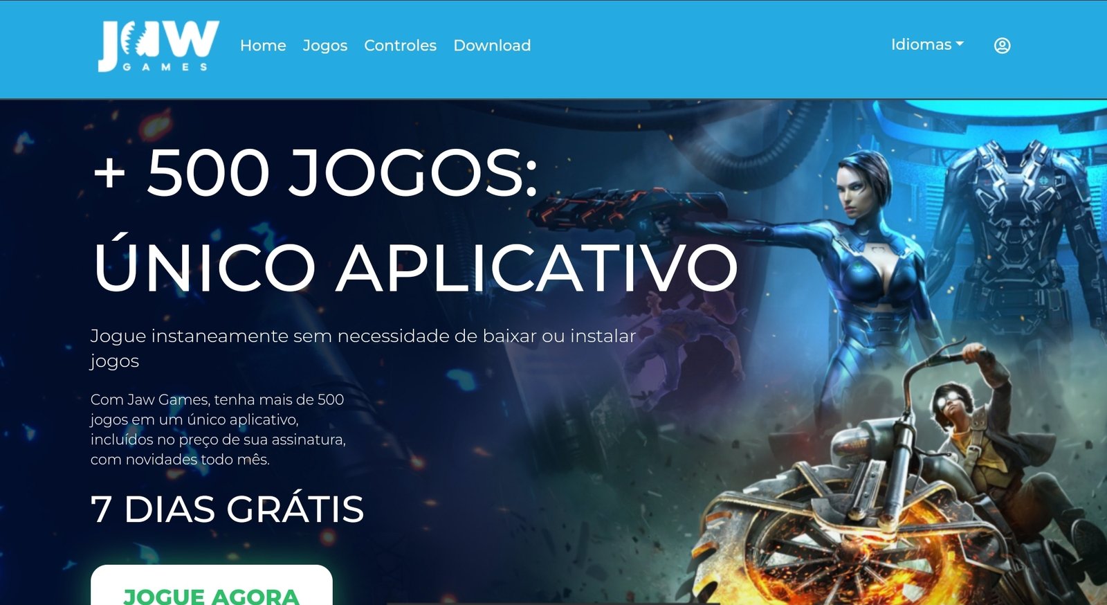 Jaw Games: nova plataforma de streaming de jogos chega ao Brasil