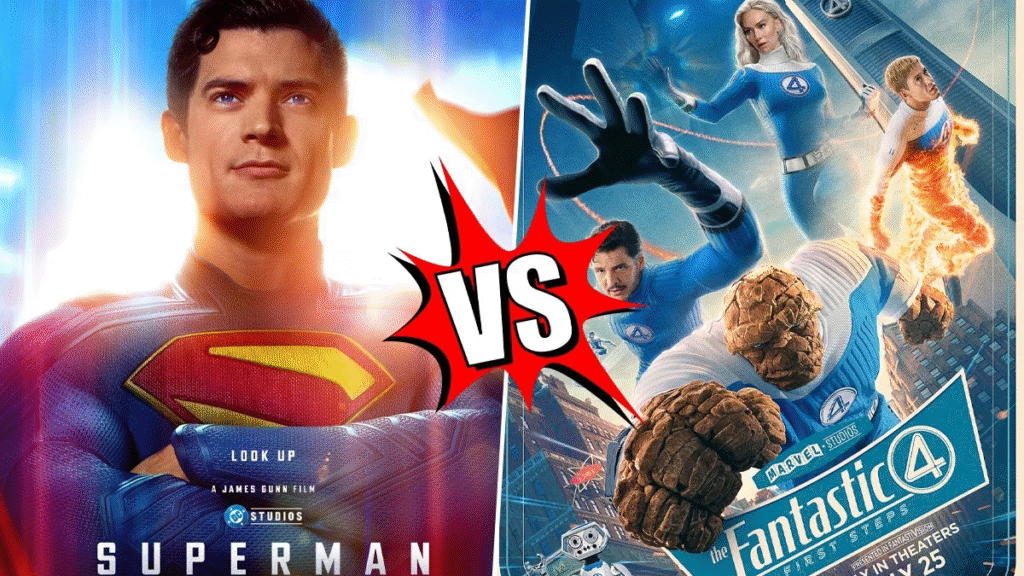 Batalha de Bilheterias: 'Quarteto Fantástico: Primeiros Passos' e 'Superman' Se Enfrentam nas Telonas!